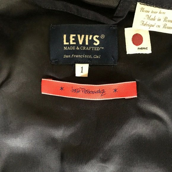 Levi's Made & Crafted Josh Peskowitz Jacket Size S/1 NWT - Picture 7 of 7